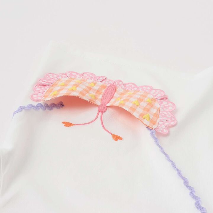 Butterfly Small Shoulder Bag T-Shirt,Lavender, medium image number 7