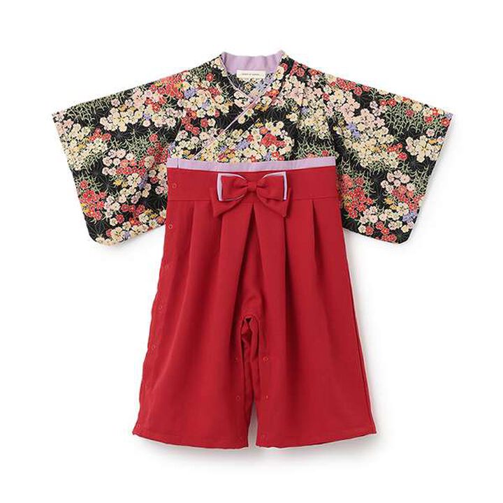 Girls' Hakama All-in-One,Red, medium image number 11