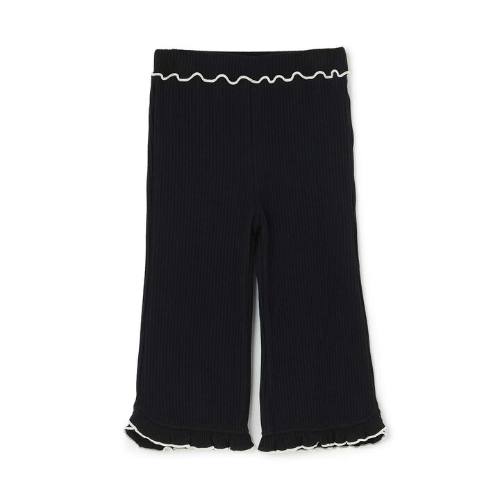 Merrowed Frill Flared Pants,Charcoal gray, medium image number 16