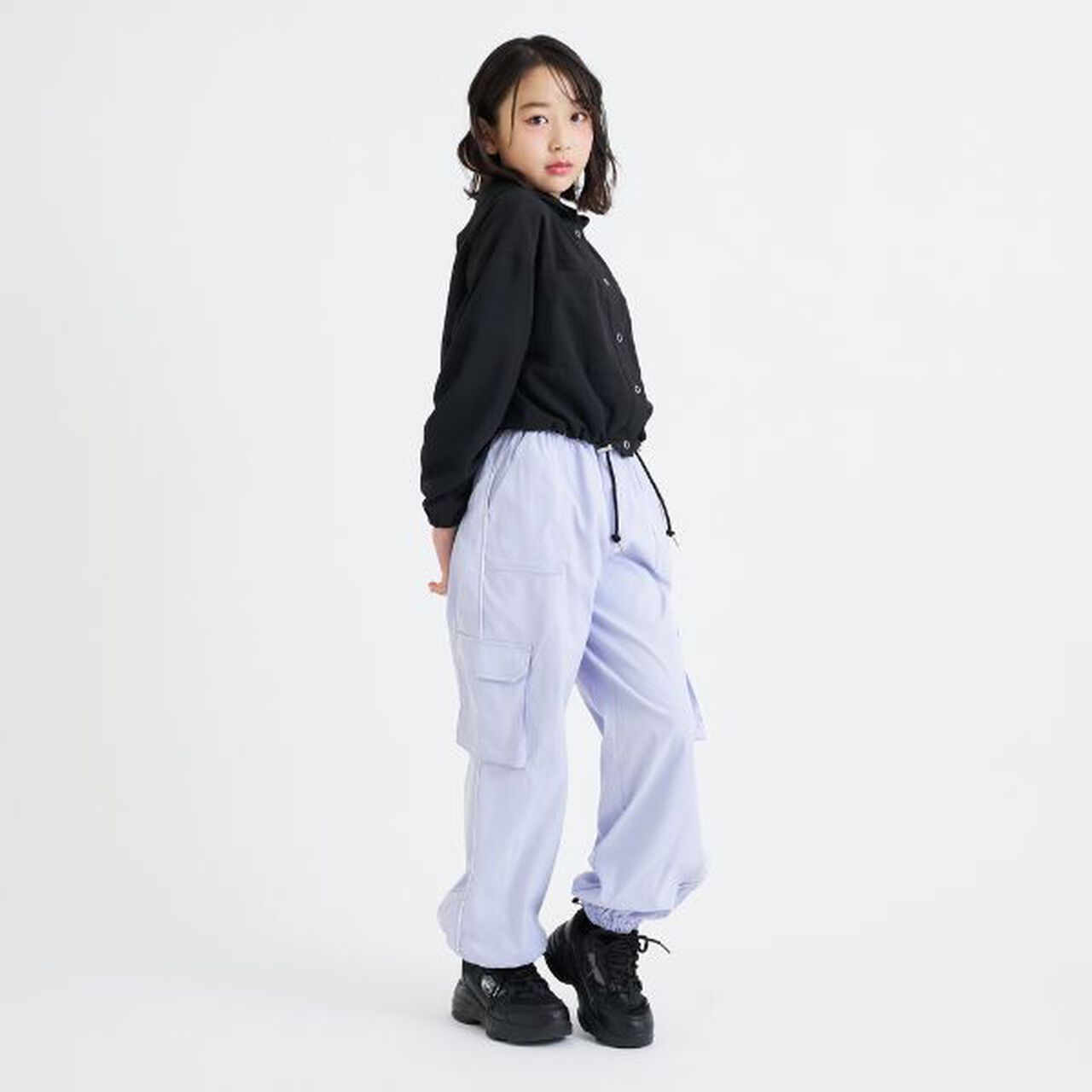 [UV & Cool Touch] Short Bomber Jacket,Black, large image number 11