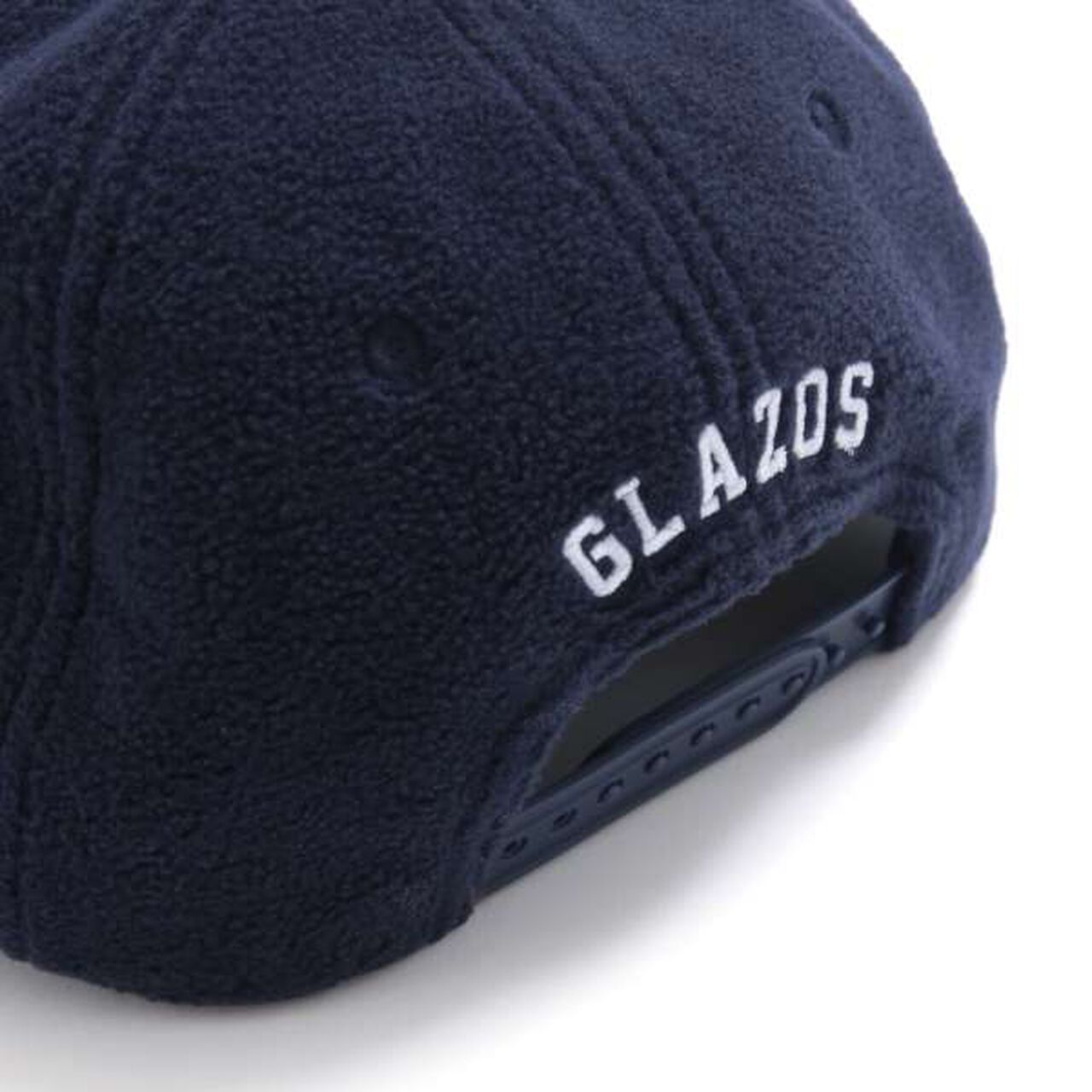 Fleece 6-Panel Snapback Cap,Navy, large image number 5