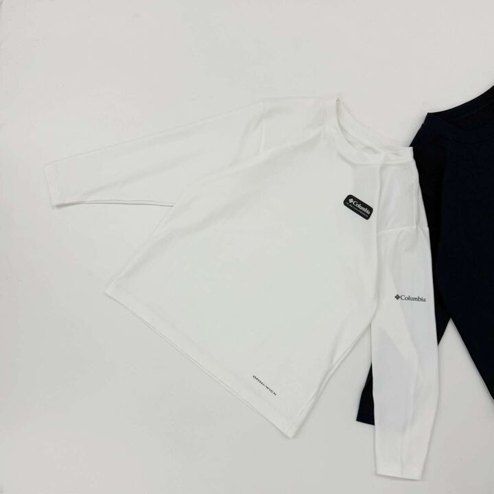 [Columbia] Kids One-Point Logo Long Sleeve T-Shirt,Black, medium image number 11