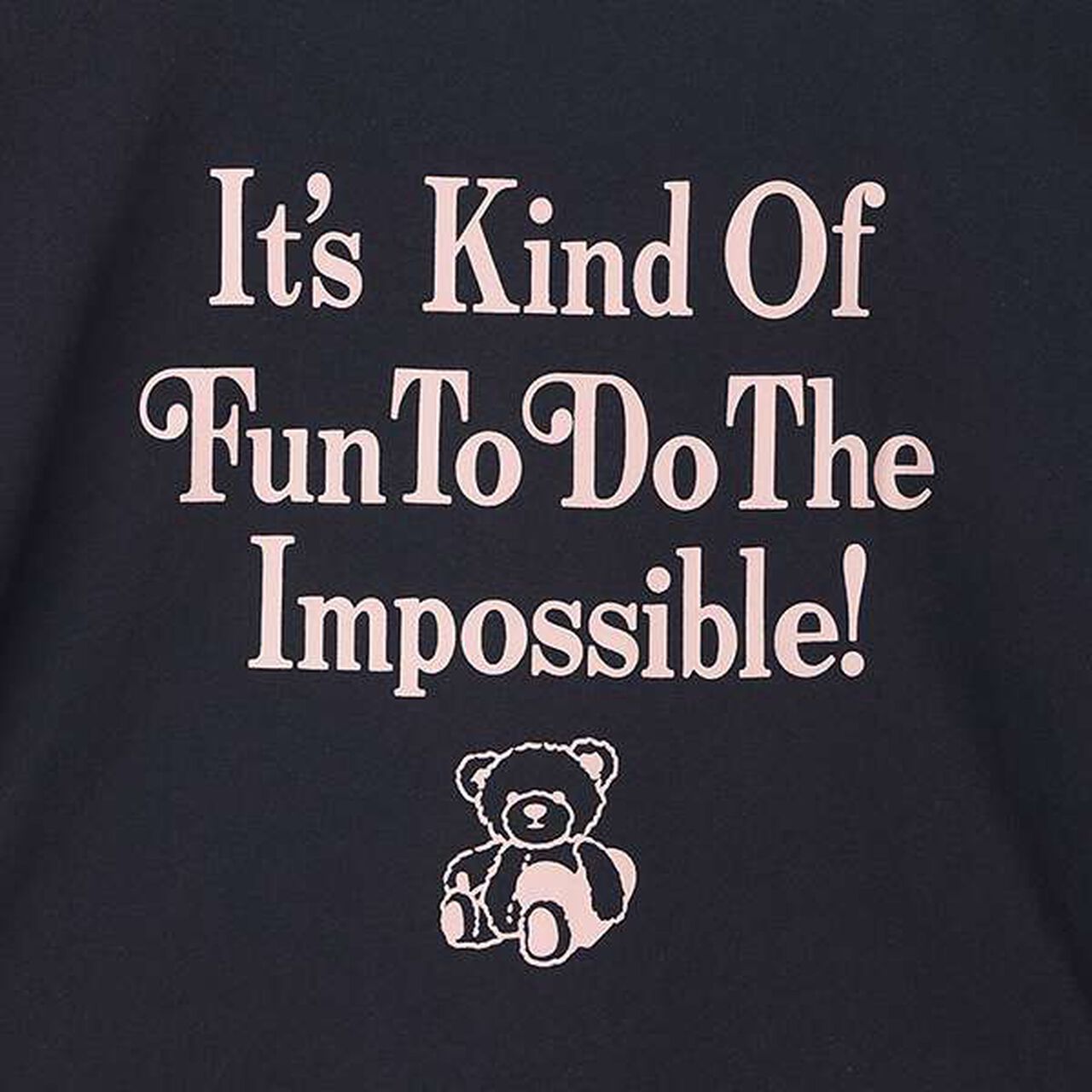 Bear Embroidery T-Shirt,Off white, large image number 14