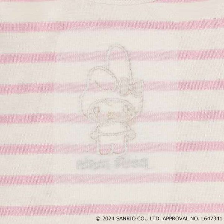 [Sanrio Characters] Appliqu&eacute; Scallop Long Sleeve T-Shirt,Light pink, medium image number 17