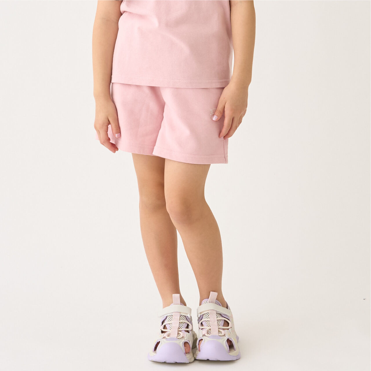 [DailyME] 100% Cotton Sweat Shorts,Pink, large image number 0