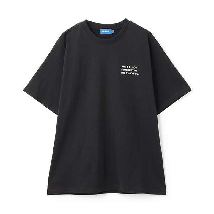 [Affordable] Back Print Short Sleeve T-Shirt,Khaki, medium image number 18