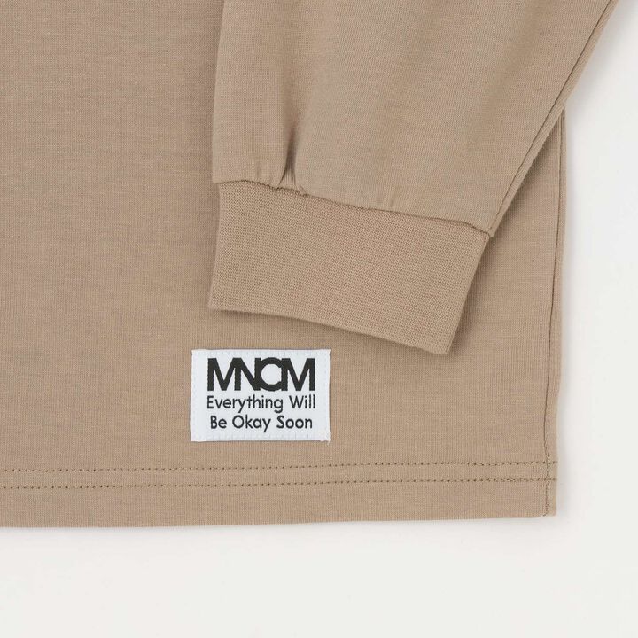 Anti-Stain Quick-Dry Back Print T-Shirt [MNCM],Navy, medium image number 7