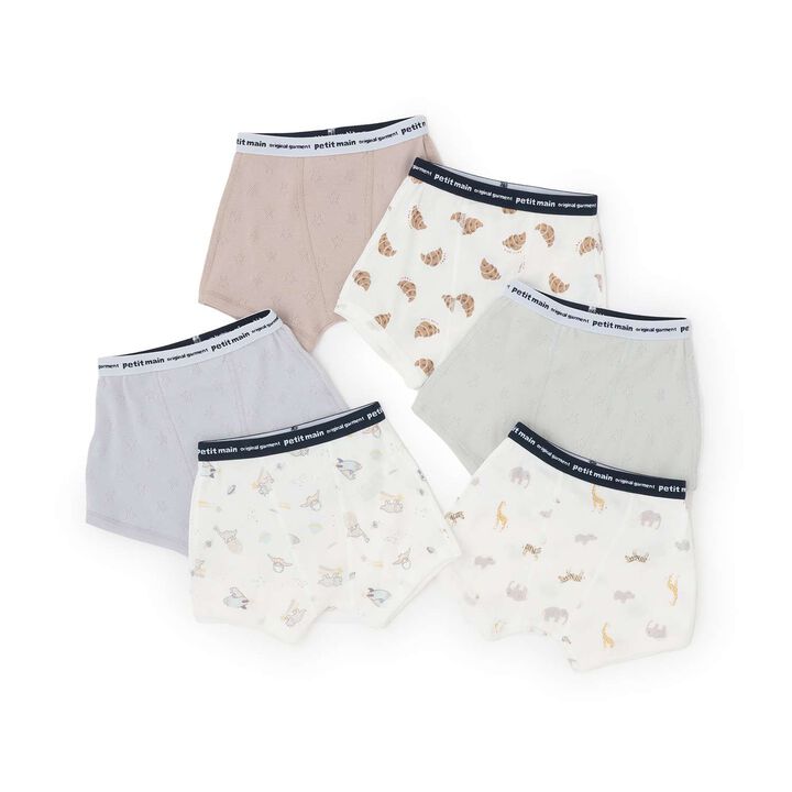 [Weak Acidity] Boxer Shorts 2P,Beige, medium image number 6