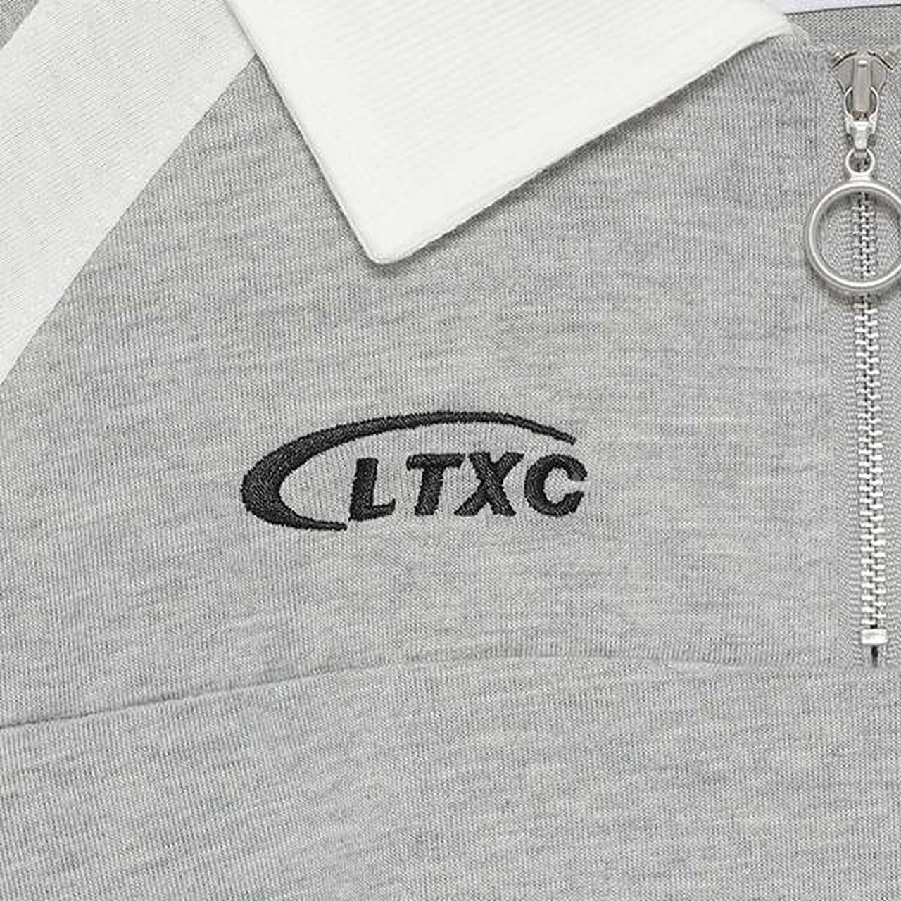 LTXC - Half-Zip Long-Sleeve T-Shirt,Off white, large image number 14