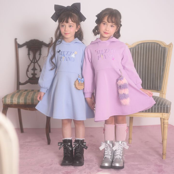 Wonderland Parka One-Piece Dress,Sax blue, medium image number 3