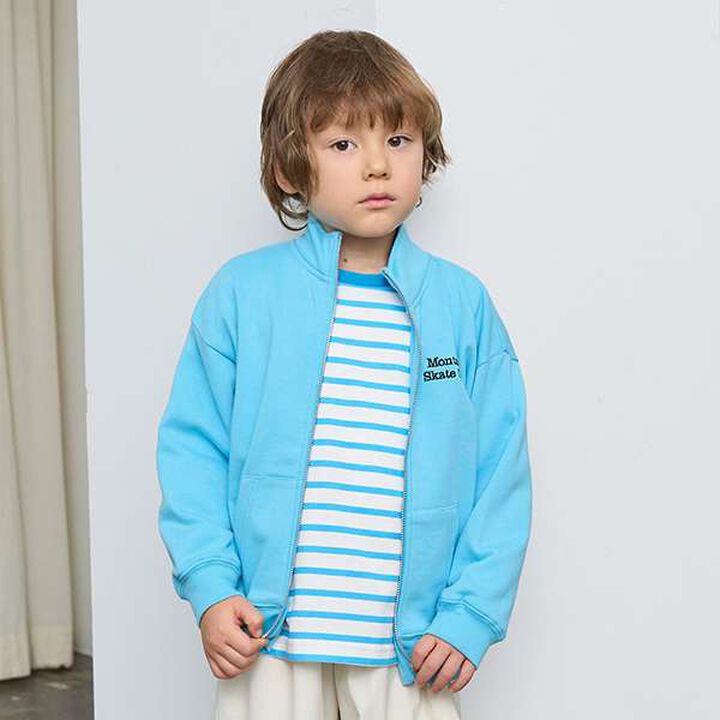 Full-Zip Sweatshirt,Turquoise, medium image number 0