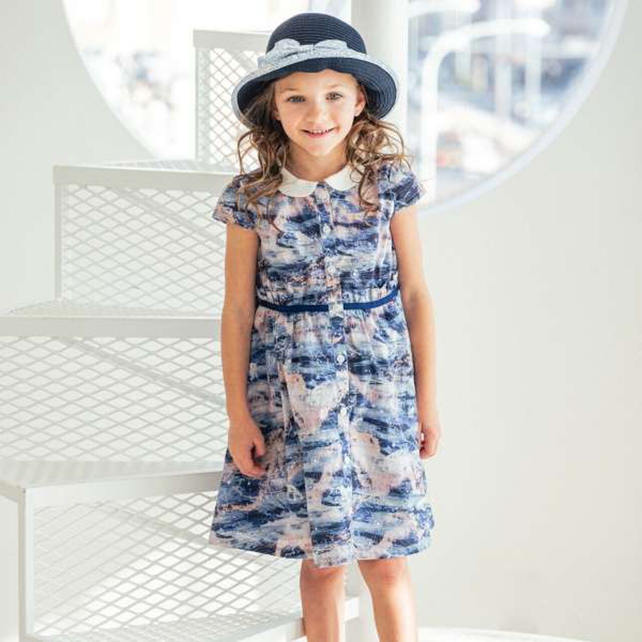 Aurora Sky One-Piece Dress,Blue, large image number 0