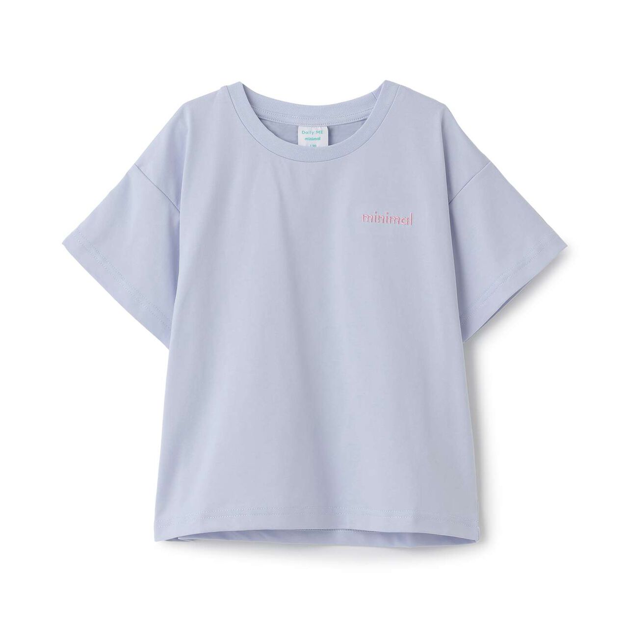 [DailyMe] Simple T-Shirt [Heat Shielding / Quick-Dry / Antibacterial],Sax blue, large image number 0