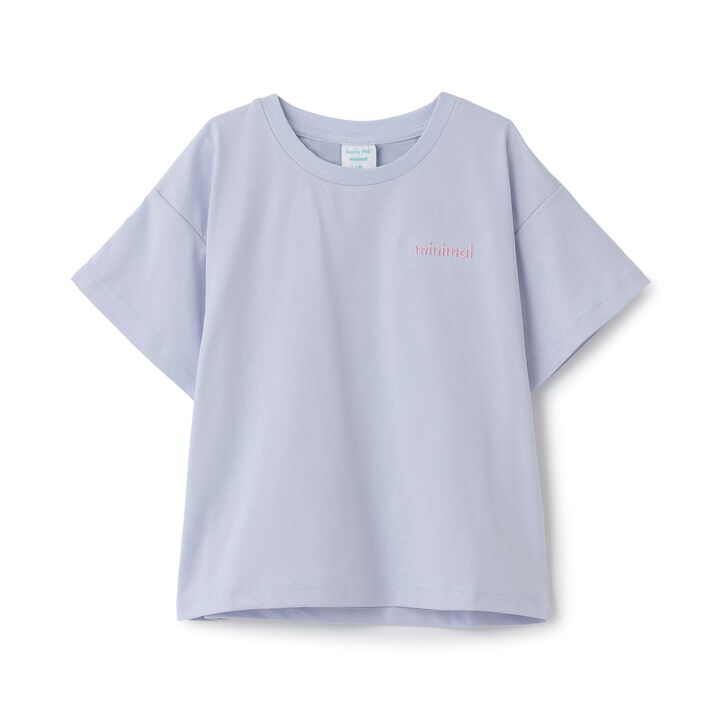 [DailyMe] Simple T-Shirt [Heat Shielding / Quick-Dry / Antibacterial],Sax blue, medium image number 0