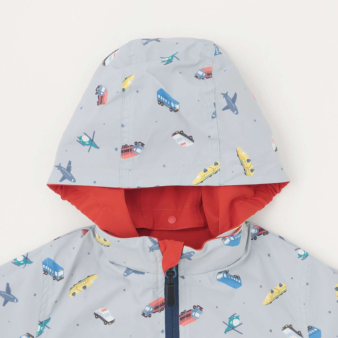 Reversible Vehicle Windbreaker [UV Protection & Water-Repellent Finish],Red, large image number 20