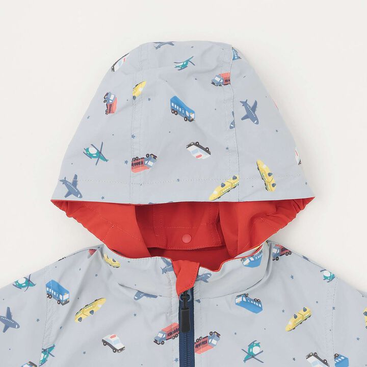 Reversible Vehicle Windbreaker [UV Protection & Water-Repellent Finish],Red, medium image number 20