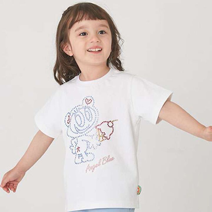 Mr. Nakamura Sparkling Stone T-Shirt [100 cm],White, medium image number 13