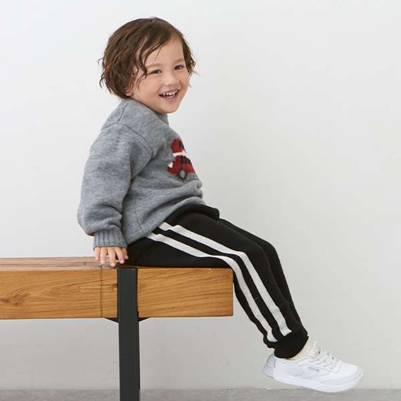 Fluffy and Soft Motif Knitwear,Ivory, large image number 13