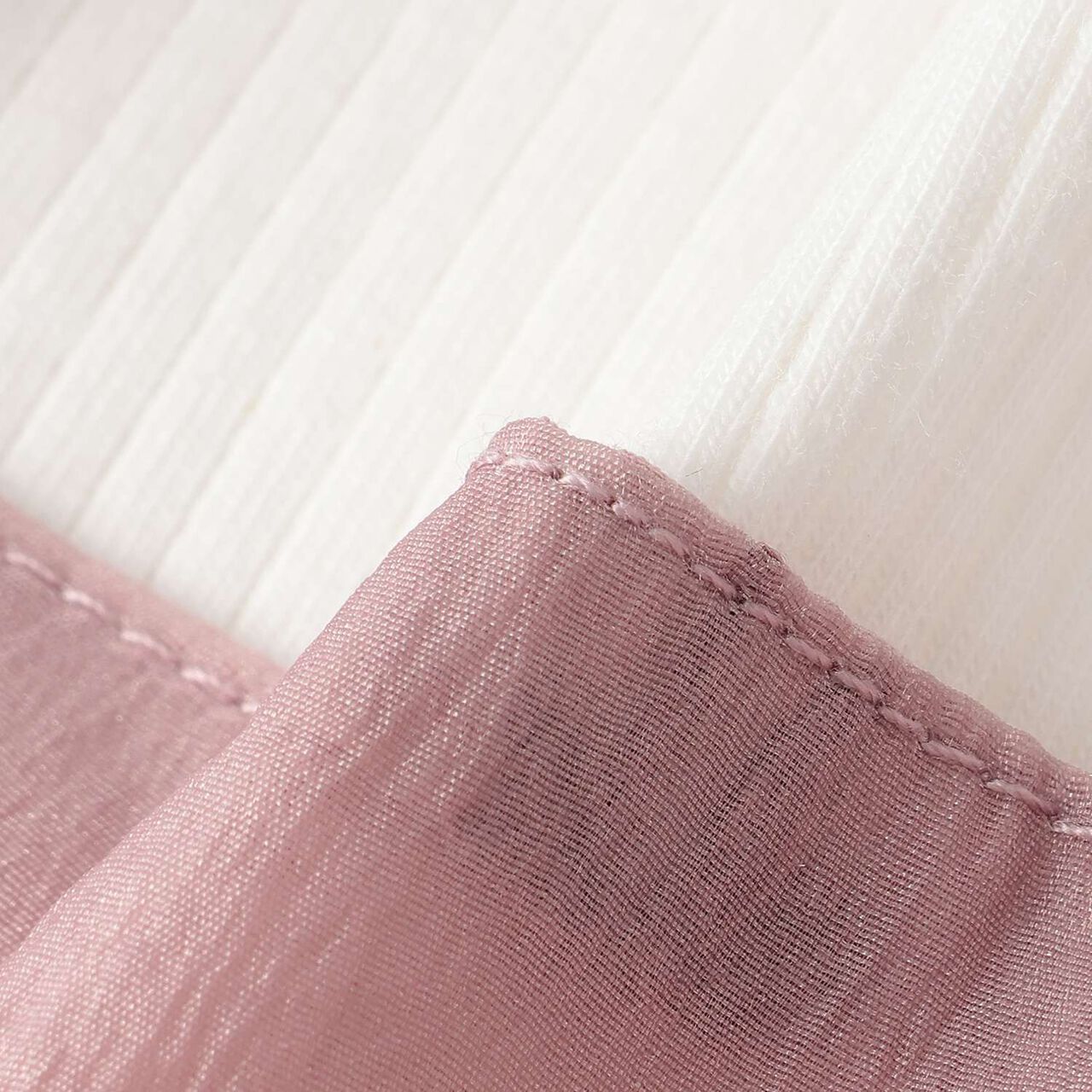 Ribbon Embroidery Outfit Set,Black, large image number 12