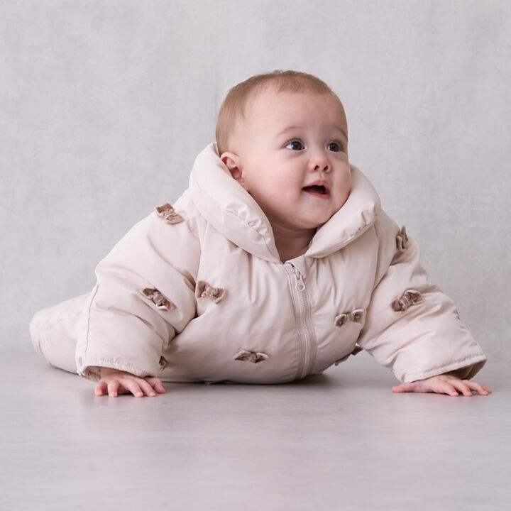 Link Little Ribbon Jumpsuit,Light beige, medium image number 1