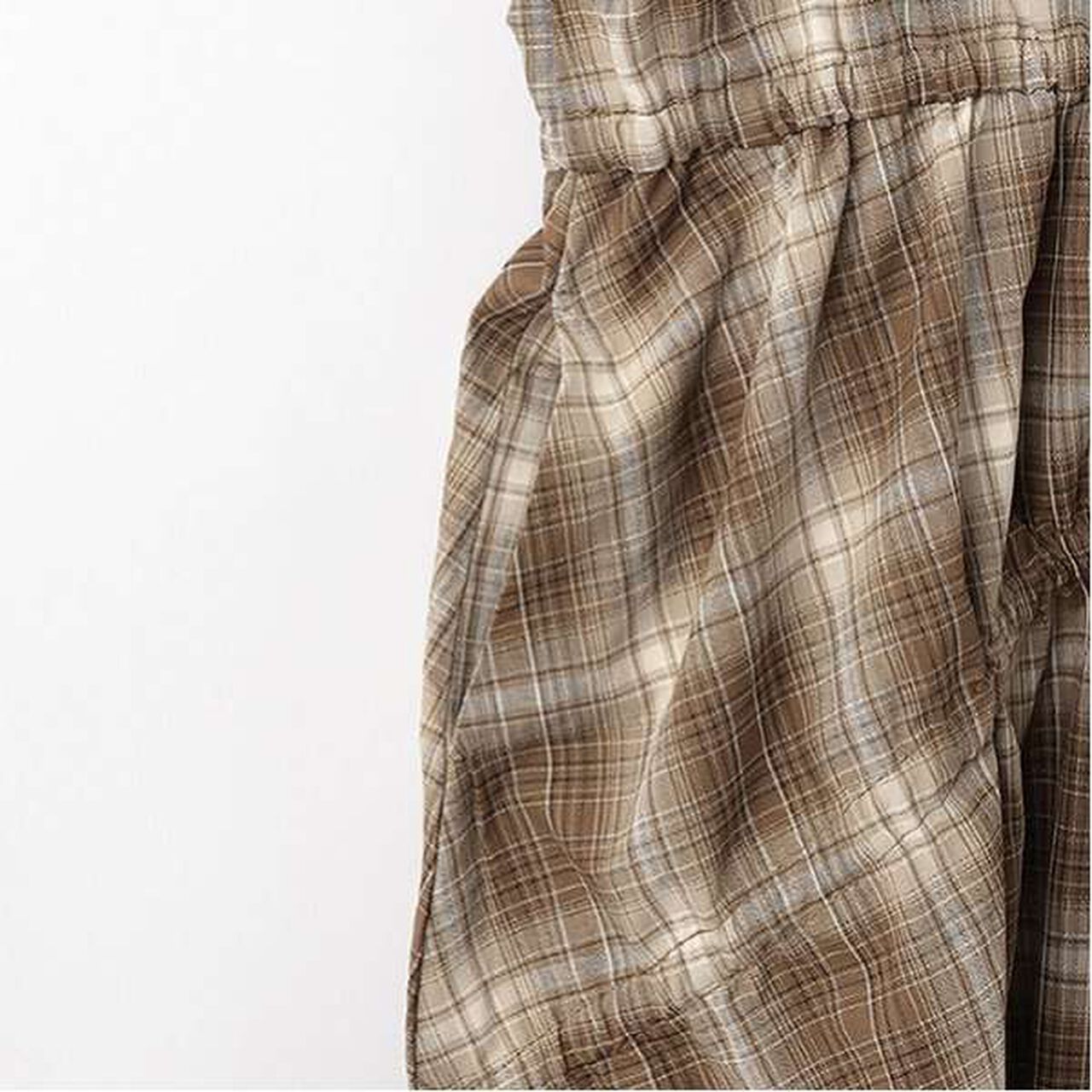 [LTXC] Checkered Camisole Jumper Dress,Black, large image number 8