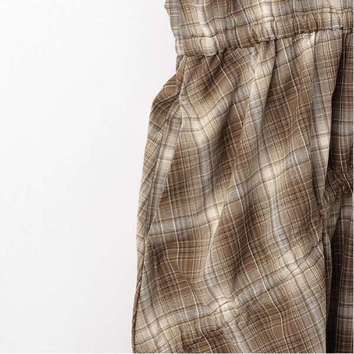 [LTXC] Checkered Camisole Jumper Dress,Black, medium image number 8