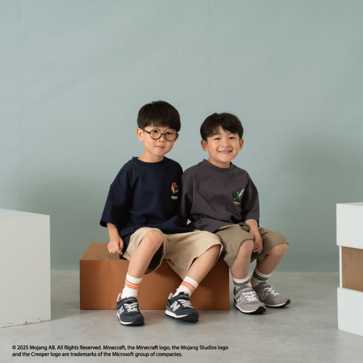 [Minecraft] Kids Weapon Tee,Charcoal gray, medium image number 5