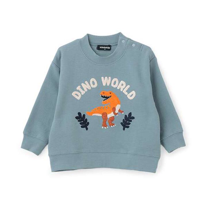Sagara Dinosaur Sweatshirt,Moderate blue, medium image number 0