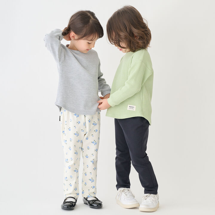 Anti-Stain Relaxed Pants,Smoke white, medium image number 4