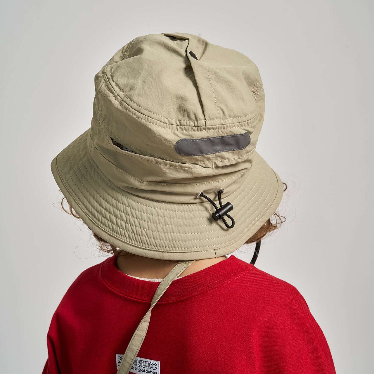 [School-Ready] [Water-Repellent, Anti-Stain, Durable, UV] Compact Hat with Reflective Sheet,Charcoal gray, large image number 16