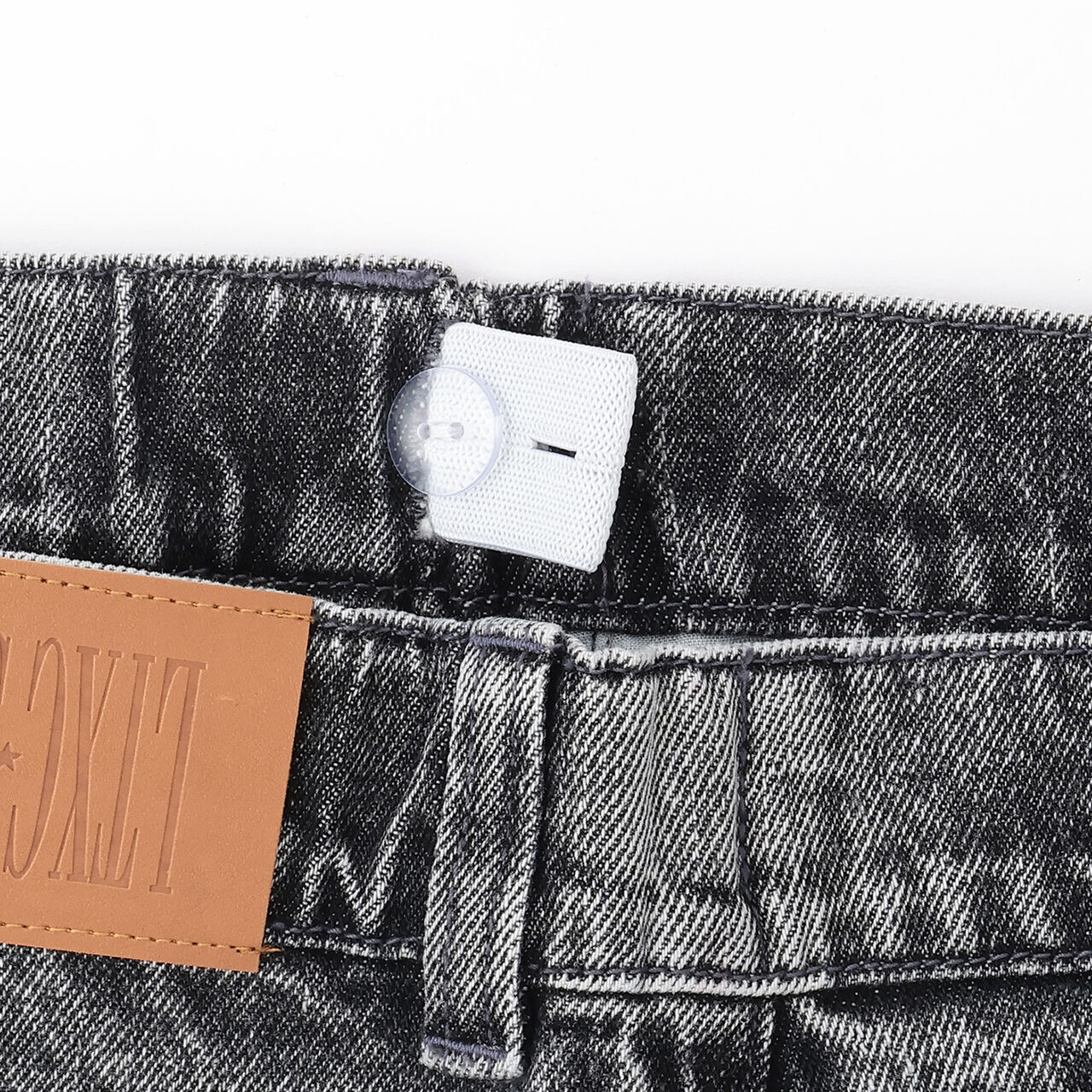 [LTXC] Patch Design Denim Pants,Gray, large image number 12