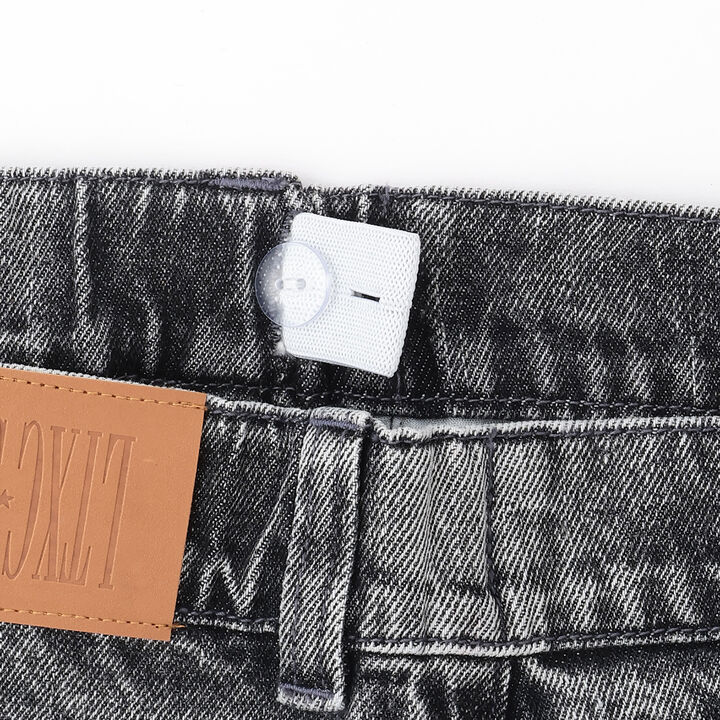 [LTXC] Patch Design Denim Pants,Gray, medium image number 12