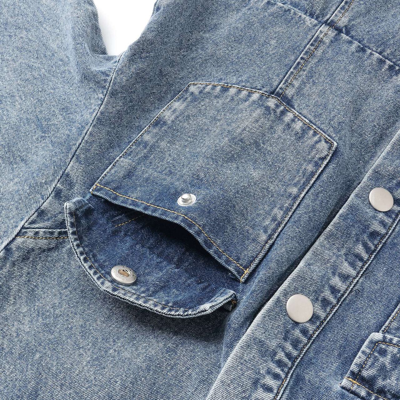 Denim Shirt Dress,Black, large image number 8