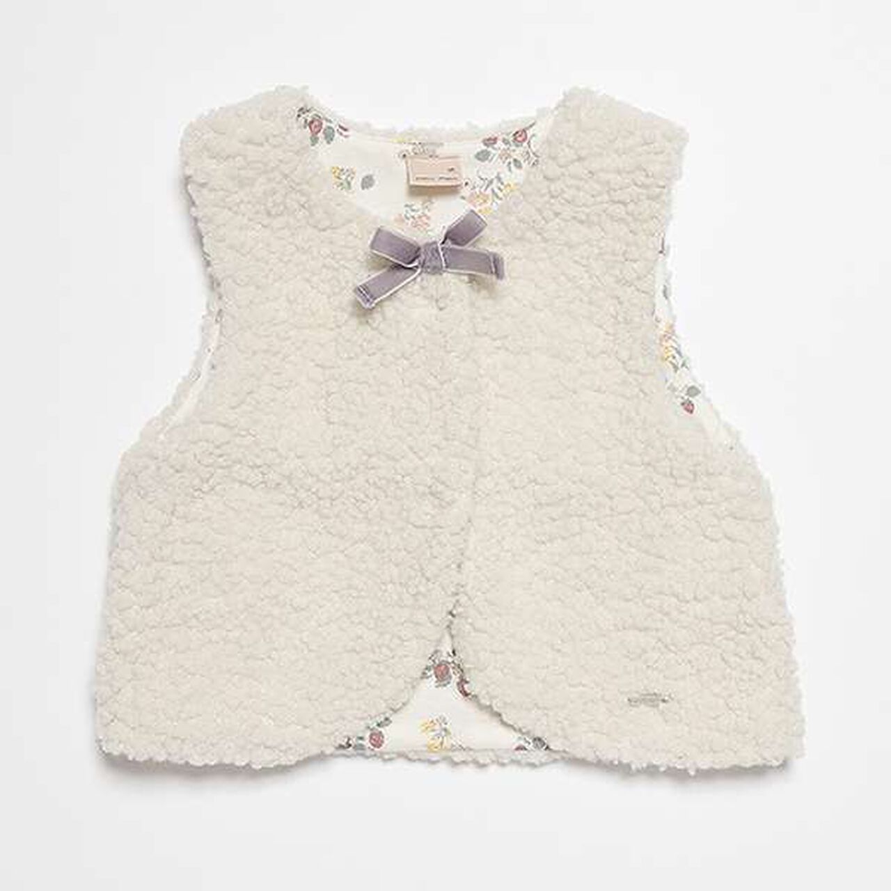 Boucle Boa Vest,Mocha tea, large image number 8
