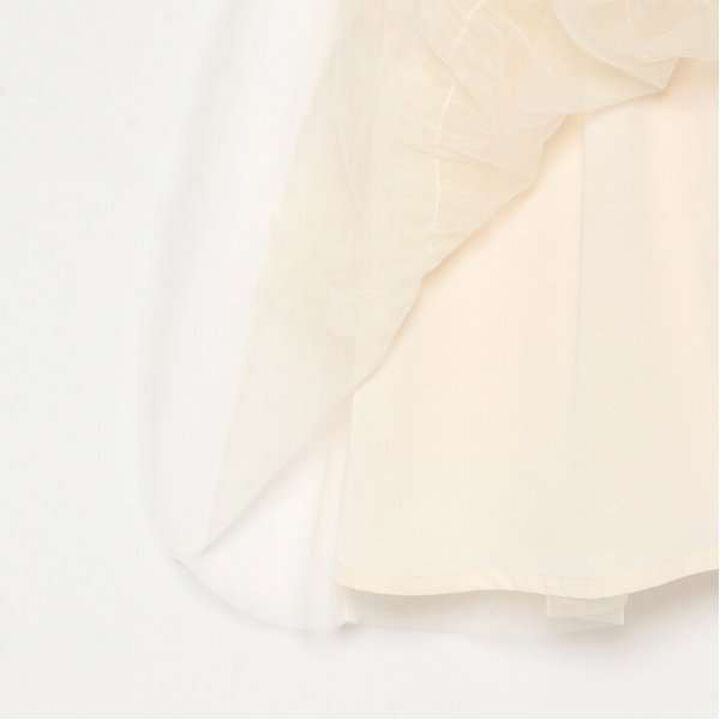 Shoulder Ribbon Fluffy Tulle Tunic,Black, medium image number 12