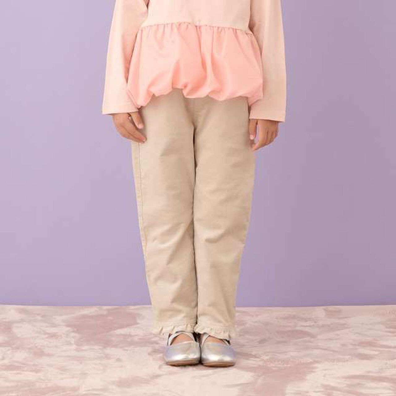 Heart Pocket Corduroy Pants,Charcoal gray, large image number 19