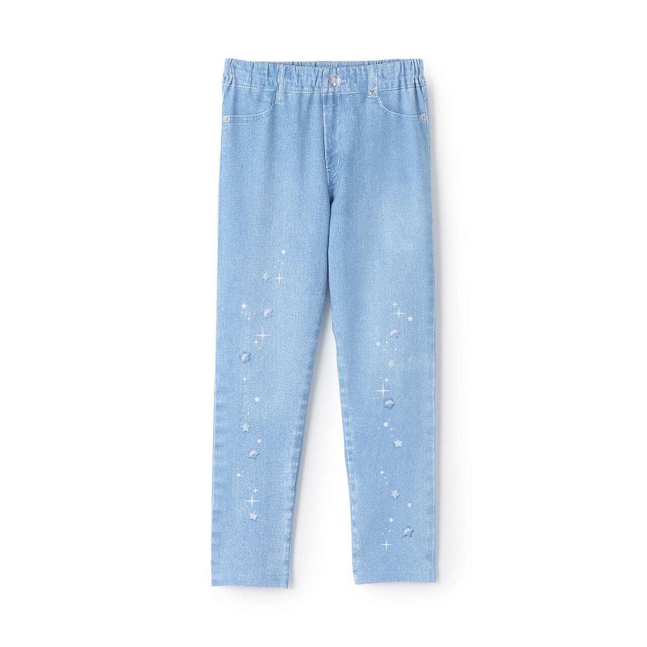 Cool Touch Transfer Print Leggings,Turquoise, large image number 0