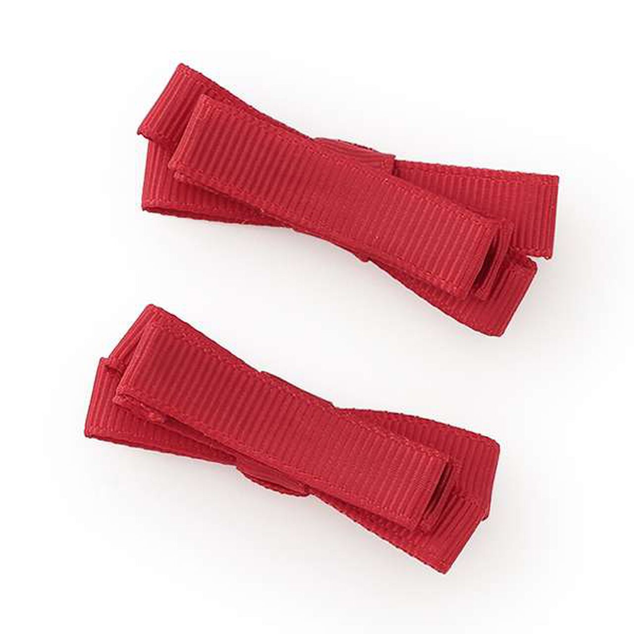 Ribbon Hair Clips 2P,Sax blue, large image number 14