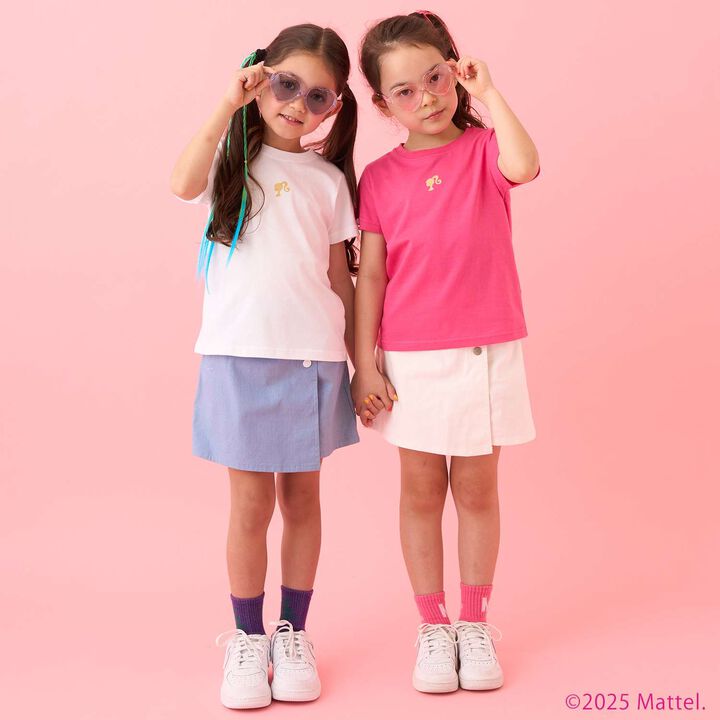 [Barbie] Sleeve Tuck T-Shirt,White, medium image number 35