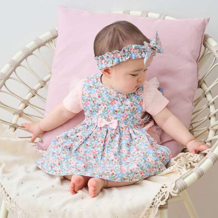 Floral Pattern Apron Gift Set [with Box],Cream, medium image number 11