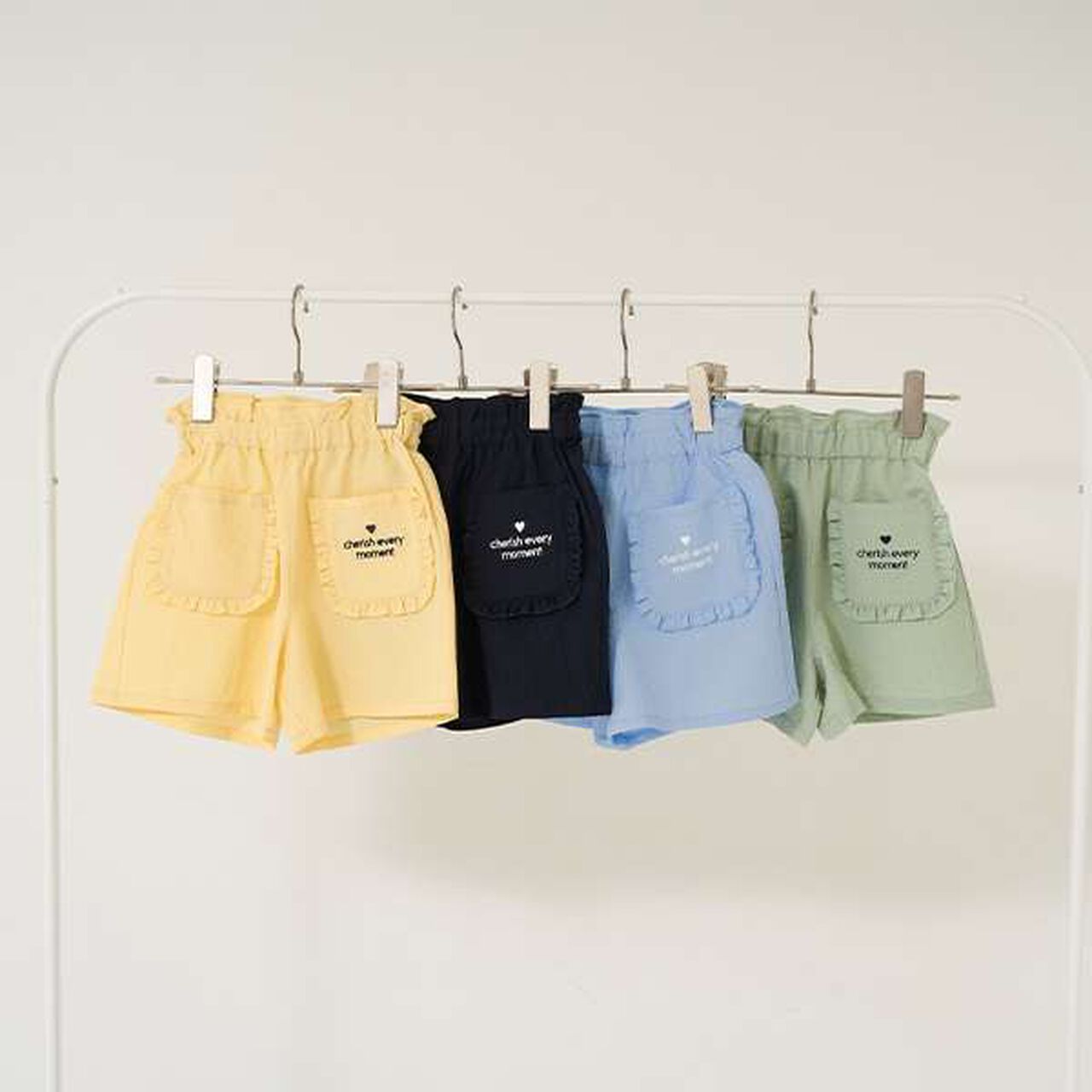 [Set Up Compatible] Frill Pocket Shorts,Mint, large image number 1