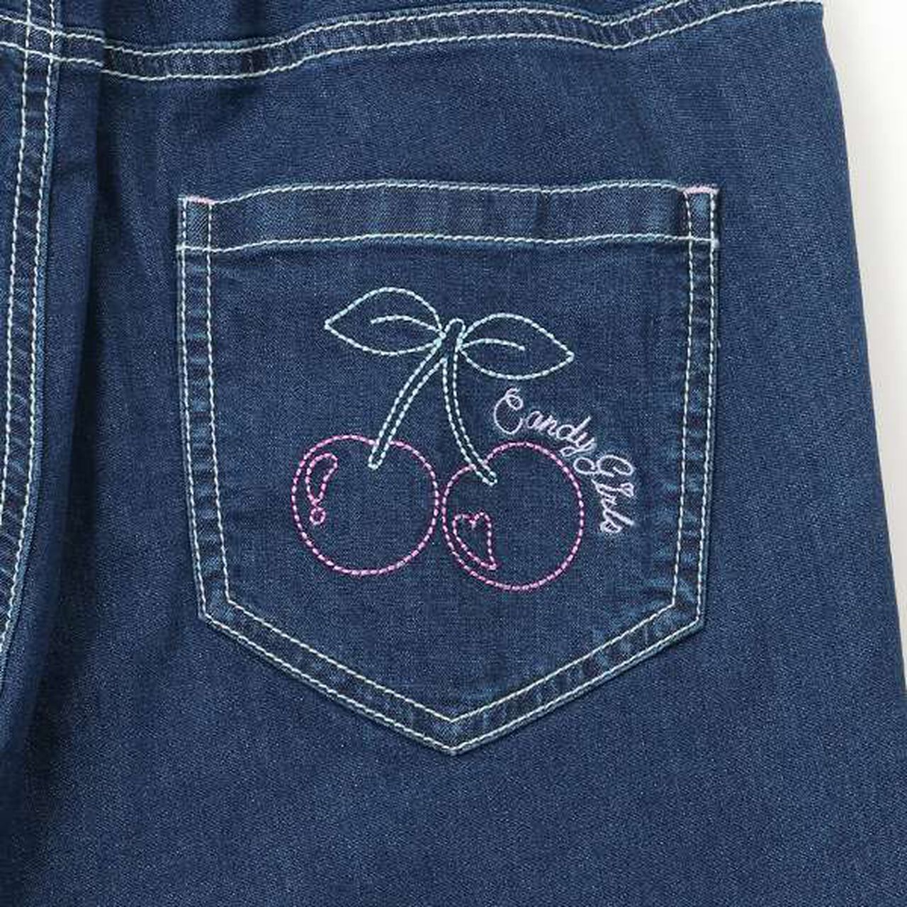 Reissue♪ Skirt & Pants Set with Wallet Chain,Navy, large image number 12