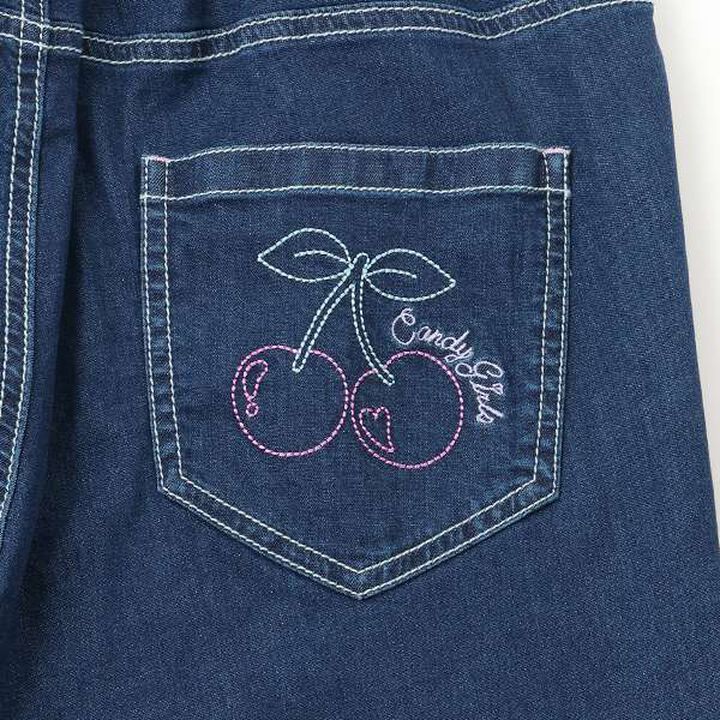 Reissue♪ Skirt & Pants Set with Wallet Chain,Navy, medium image number 12