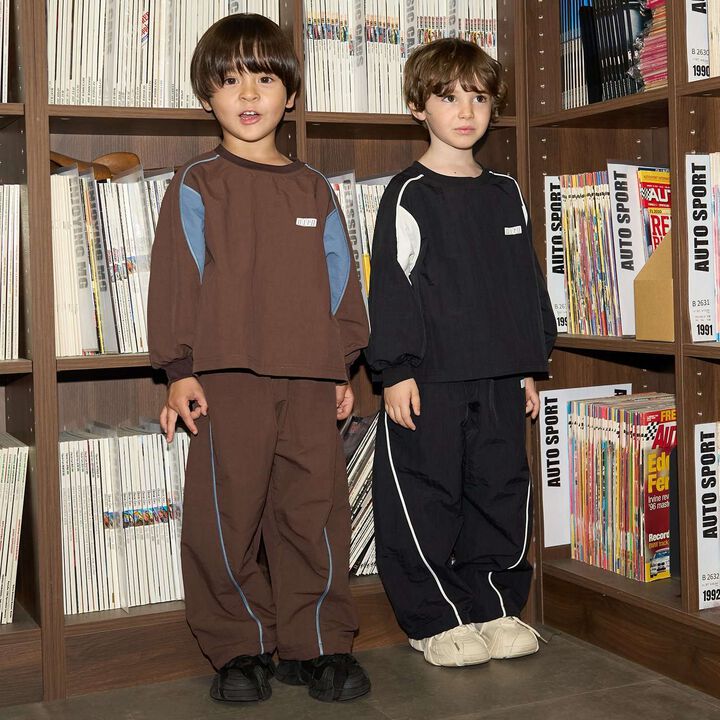 [MNCM] Side Line Wide Pants (Coordinatable Setup),Navy, medium image number 40