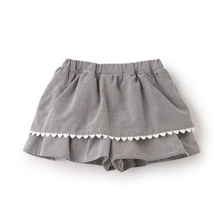 Frill Culottes,Black, medium image number 1