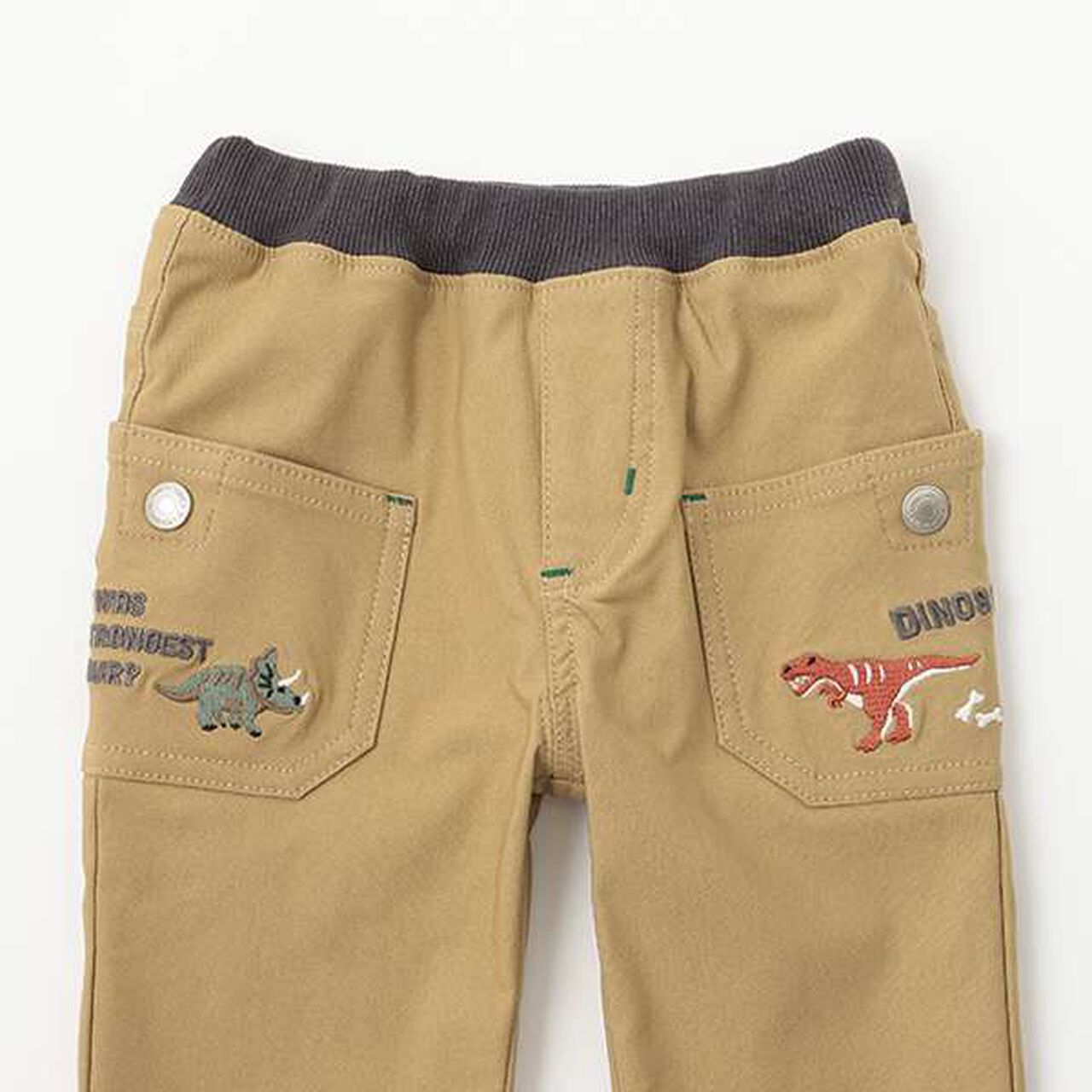 Dinosaur Long Straight Pants,Navy, large image number 3