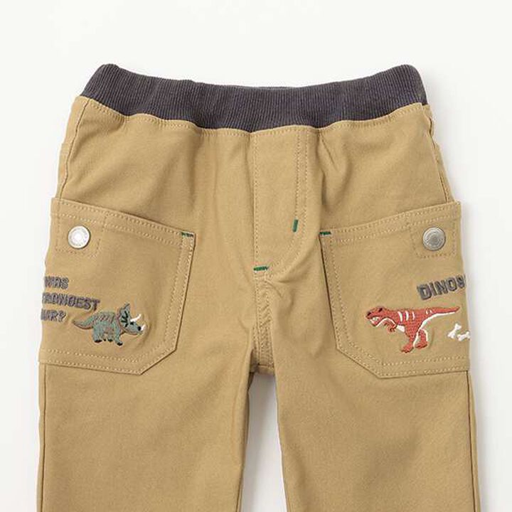 Dinosaur Long Straight Pants,Navy, medium image number 3