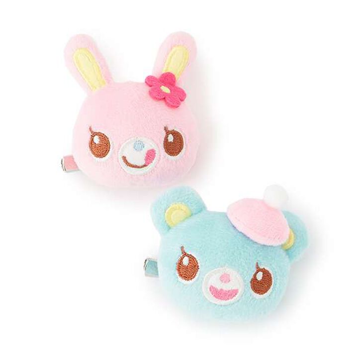 Mimi Popo Plush Badge & Hair Clip,Pink, medium image number 4