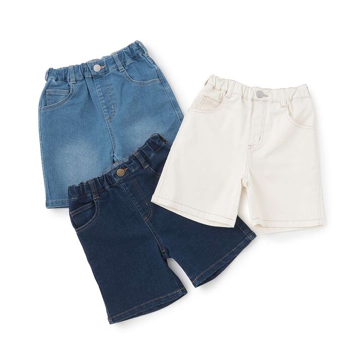 Painter Half Pants,Pearl white, medium image number 16