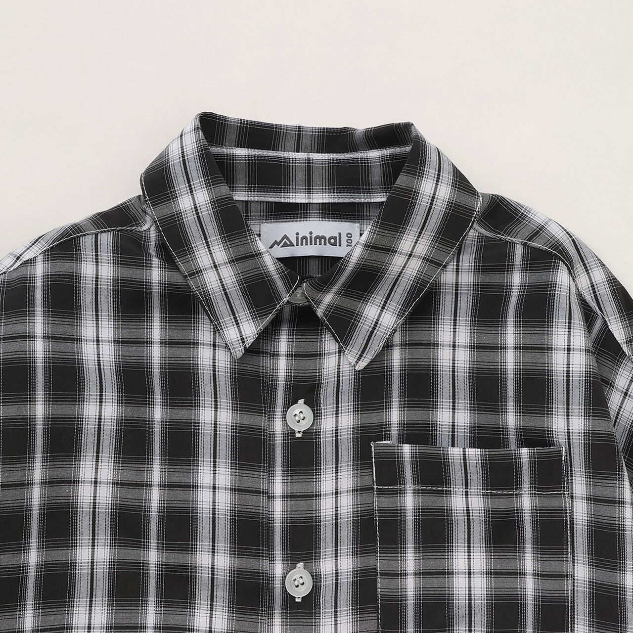 [Inner Wear Set] Long-Sleeve Checkered Shirt,Black, large image number 19